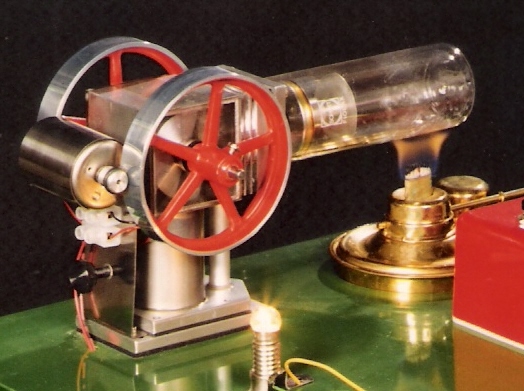 Glas-Stirlingmotor
