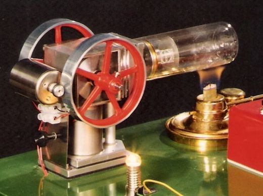 Glas-Stirlingmotor